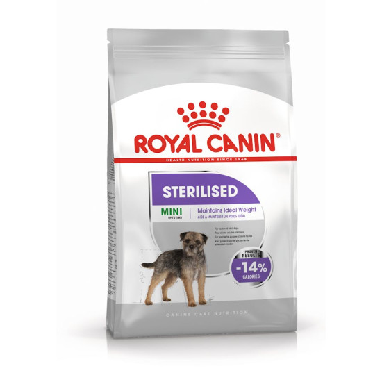 Royal Canin Mini Sterilised Adult – Hrană Uscată pentru Câini Adulți Sterilizați de Talie Mică – 8 kg